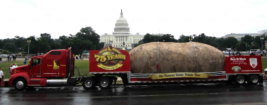 The Great Big Idaho® Potato Truck made a special appearance at the nation's capitol in Washington, D.C.